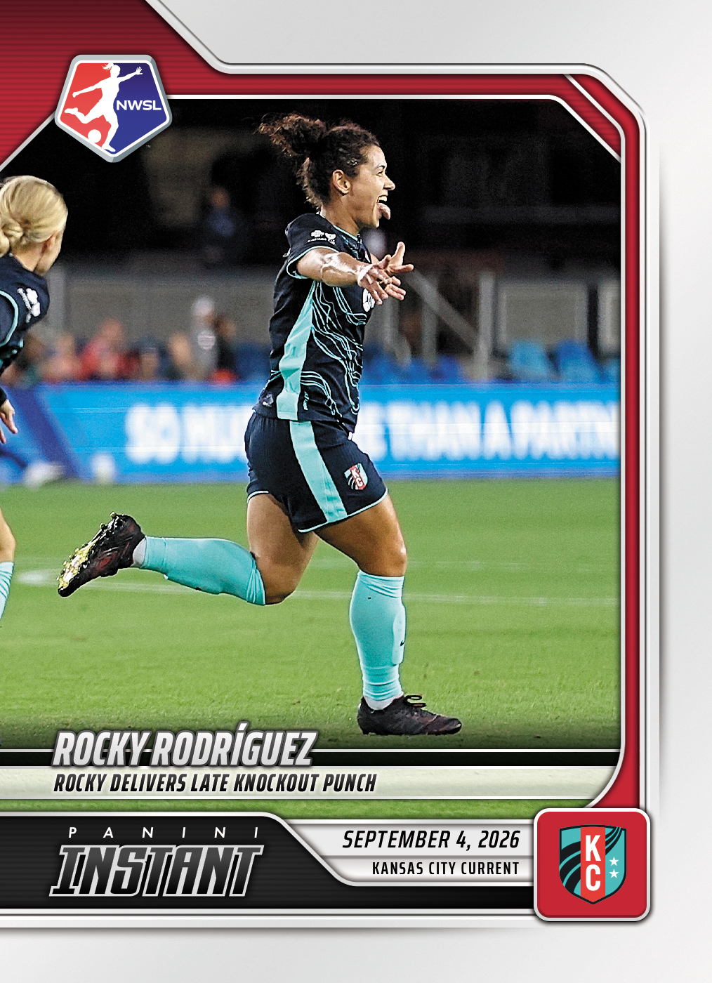 Detailed Image of Rocky Rodriguez - 2026 Panini Instant NWSL #161 - Base Card 5-pack
