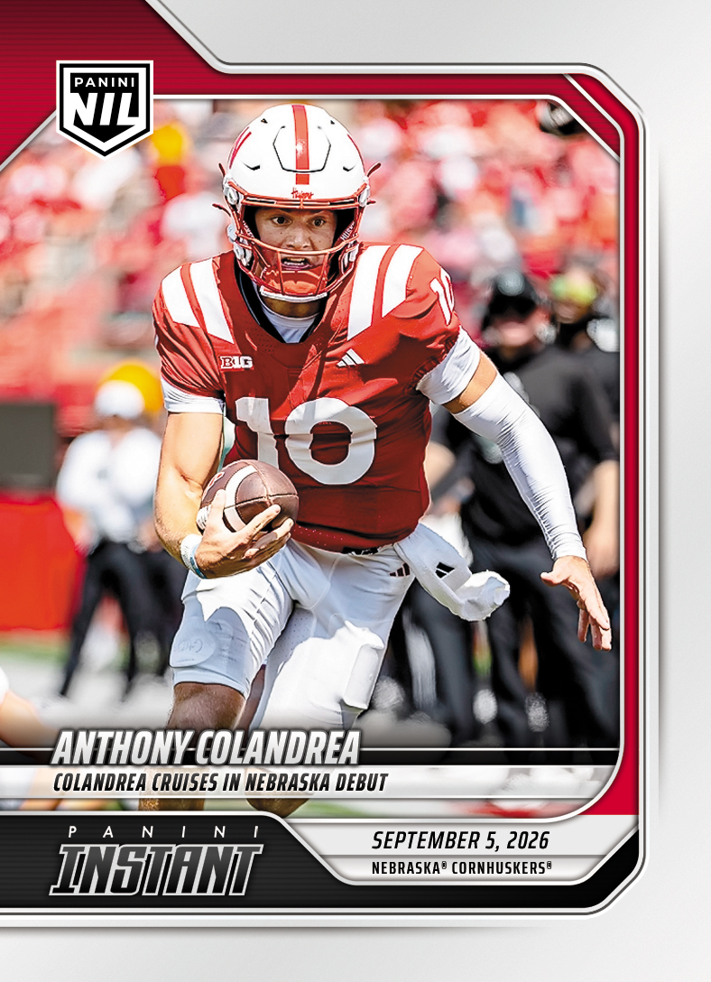 Detailed Image of Anthony Colandrea - 2026 Panini NIL College Football #1-ACO - Base Card 25-pack