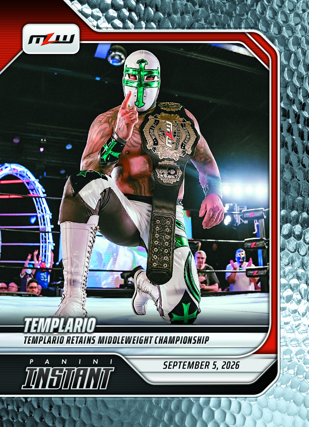 Detailed Image of Templario - 2026 Panini Instant MLW #11 - Metallic /5