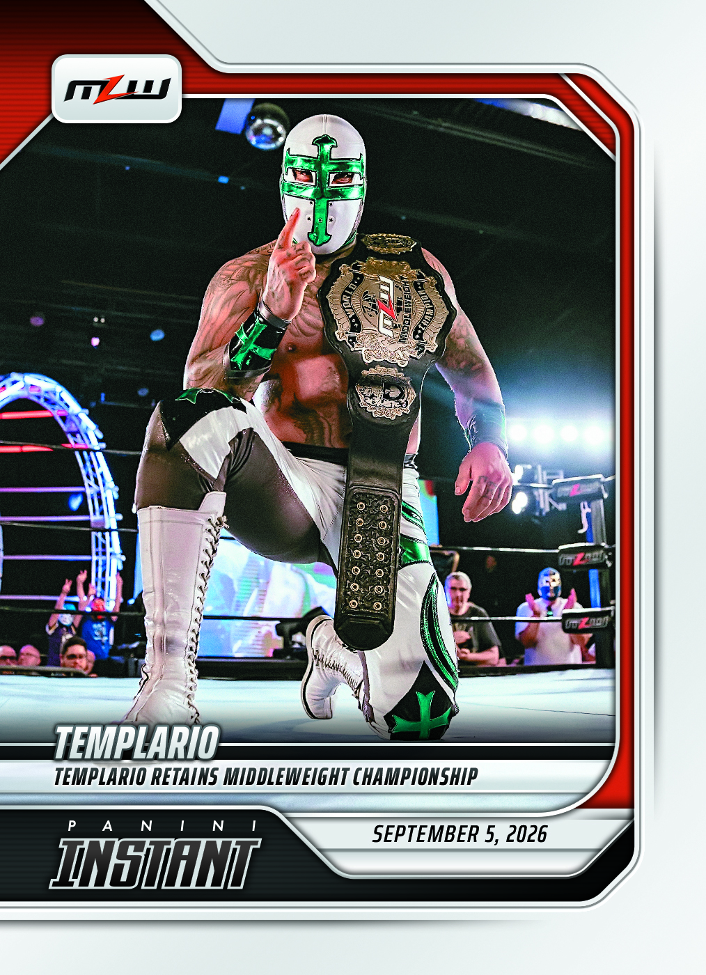 Detailed Image of Templario - 2026 Panini Instant MLW #11 - Base Card 5-pack