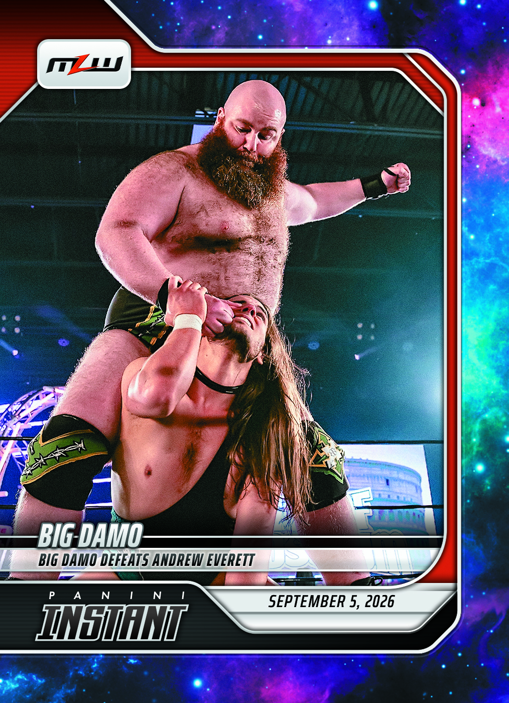 Product image 1 for - Big Damo - 2026 Panini Instant MLW #13 - Galaxy 1/1