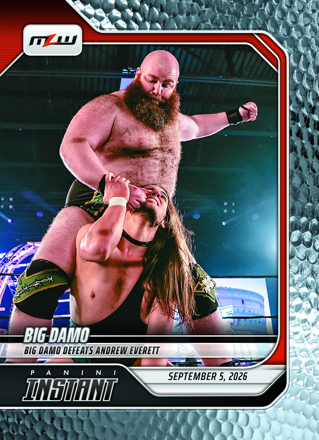 Detailed Image of Big Damo - 2026 Panini Instant MLW #13 - Metallic /5