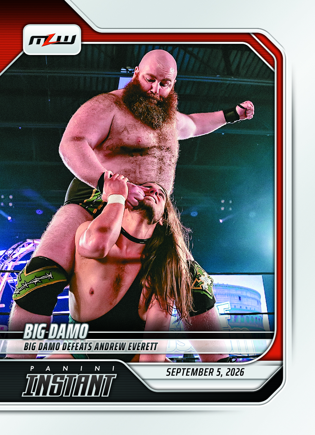 Detailed Image of Big Damo - 2026 Panini Instant MLW #13 - Base Card 5-pack