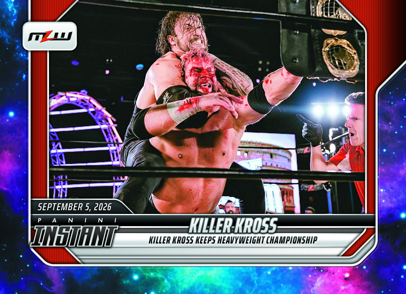 Product image 1 for - Killer Kross - 2026 Panini Instant MLW #14 - Galaxy 1/1