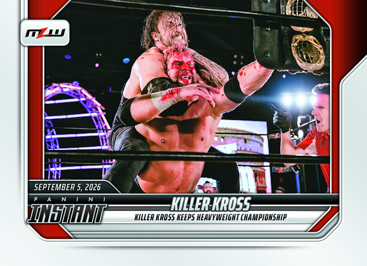 Detailed Image of Killer Kross - 2026 Panini Instant MLW #14 - Base Card 10-pack