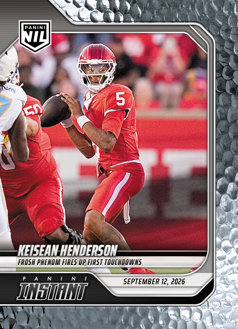 Detailed Image of Keisean Henderson - 2026 Panini NIL College Football #2-KHE - Metallic /5