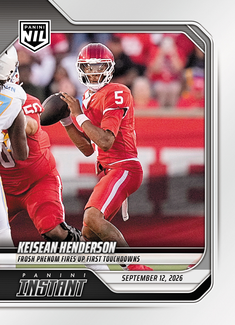 Detailed Image of Keisean Henderson - 2026 Panini NIL College Football #2-KHE - Base Card 25-pack