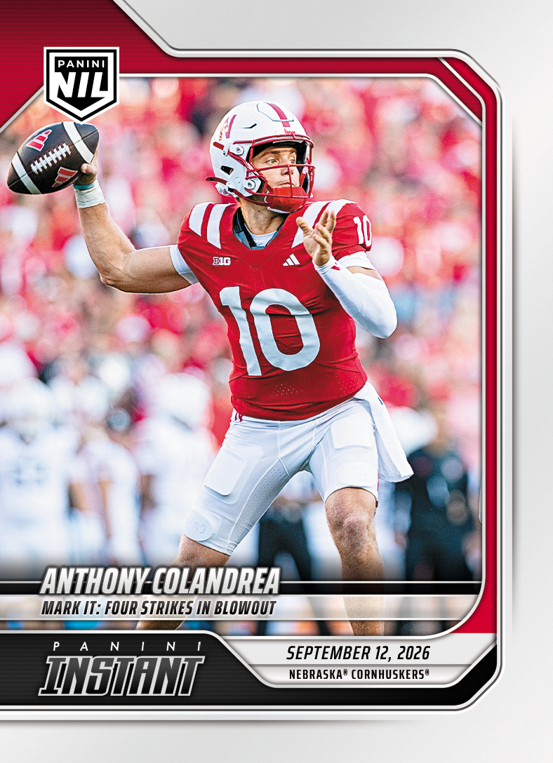 Detailed Image of Anthony Colandrea - 2026 Panini Instant NIL College Football #2-ACO - Base Card 25-pack