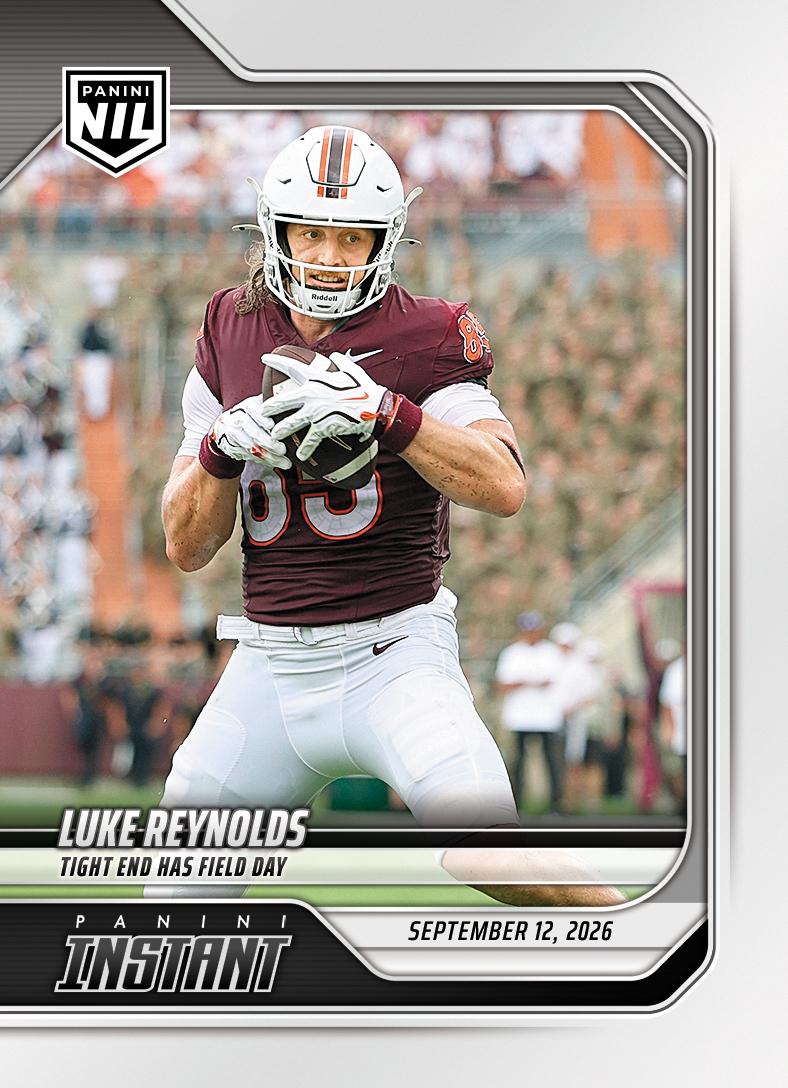 Detailed Image of Luke Reynolds - 2026 Panini NIL College Football #2-LUK - Base Card 25-pack