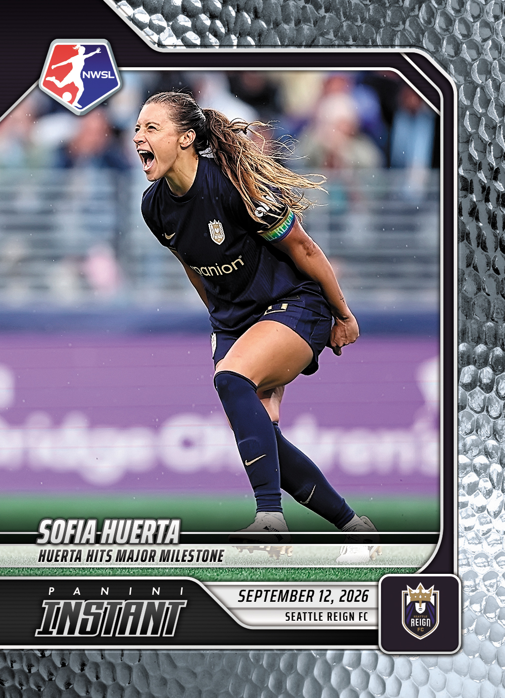 Product image 1 for - Sofia Huerta - 2026 Panini Instant NWSL #171 - Metallic /5