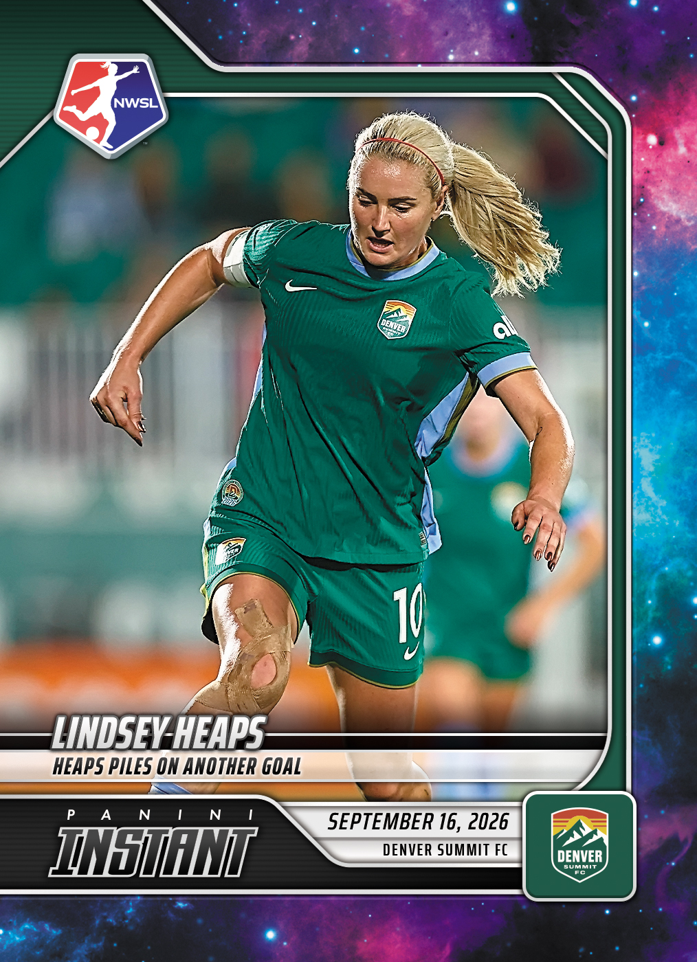 Product image 1 for - Lindsey Heaps - 2026 Panini Instant NWSL #174 - Galaxy 1/1