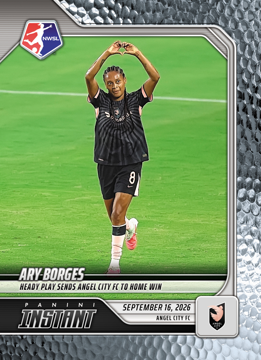 Product image 1 for - Ary Borges - 2026 Panini Instant NWSL #175 - Metallic /5