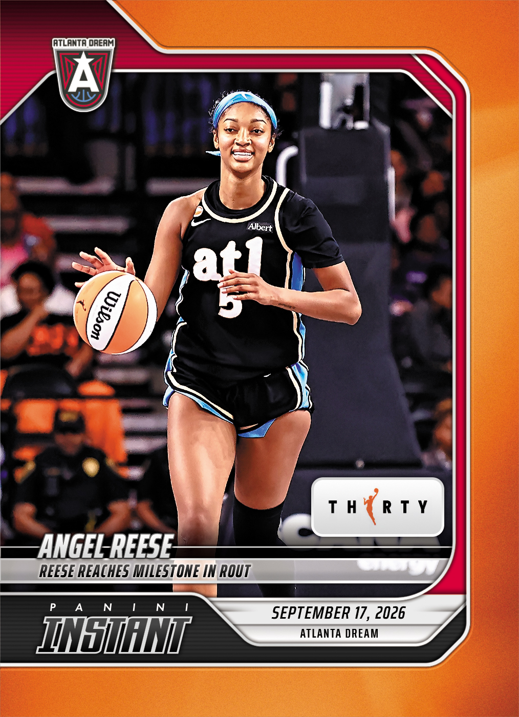 Detailed Image of Angel Reese - 2026 Panini Instant WNBA #353 - 30th Anniversary /30