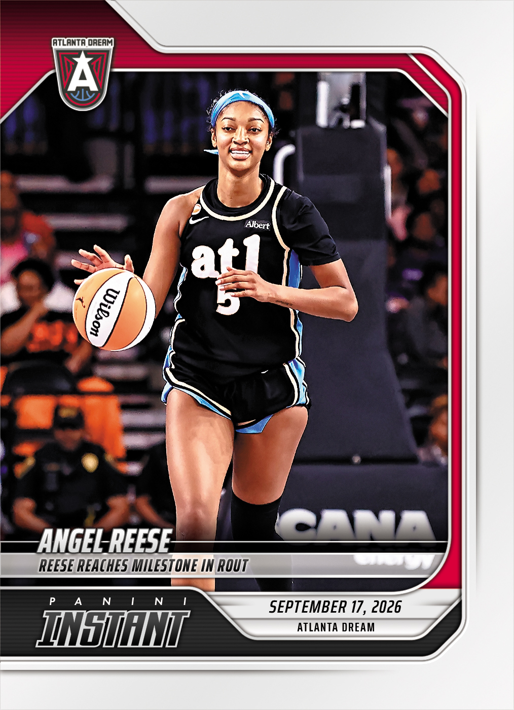 Detailed Image of Angel Reese - 2026 Panini Instant WNBA #353 - Base Card