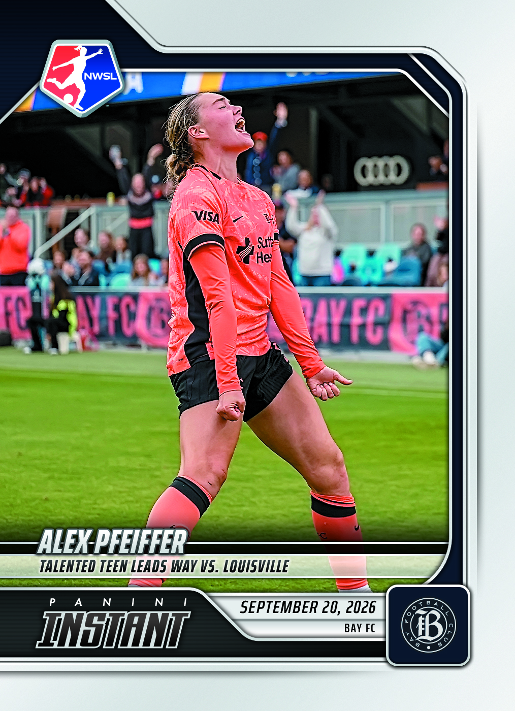 Detailed Image of Alex Pfeiffer - 2026 Panini Instant NWSL #182 - Base Card 25-pack
