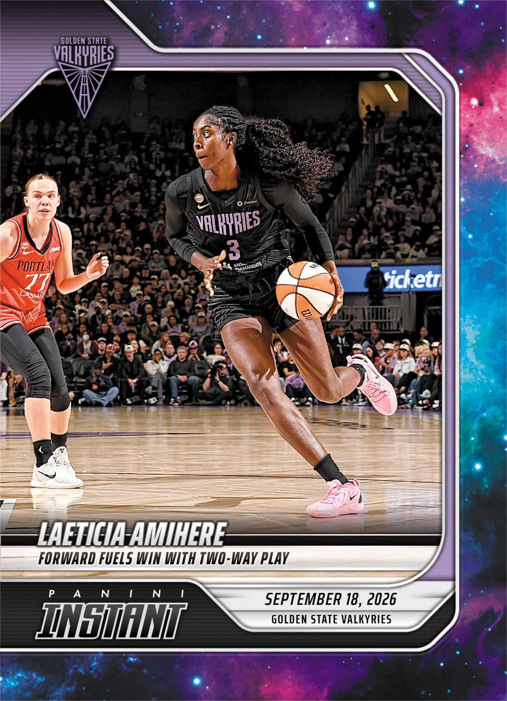 Product image 1 for - Laeticia Amihere - 2026 Panini Instant WNBA #359 - Galaxy 1/1