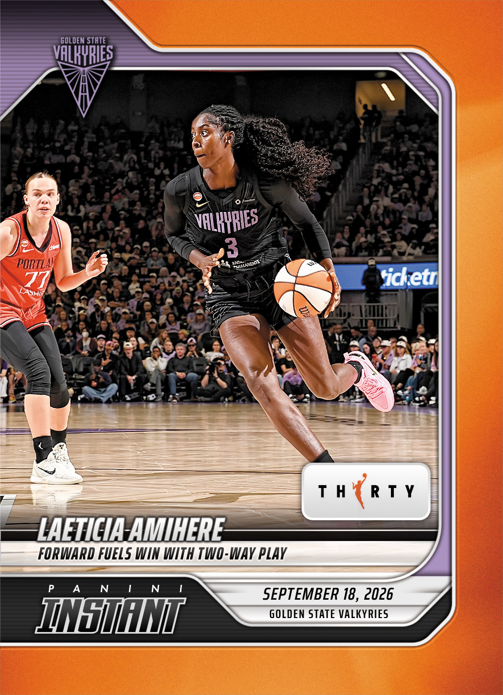 Product image 1 for - Laeticia Amihere - 2026 Panini Instant WNBA #359 - 30th Anniversary /30