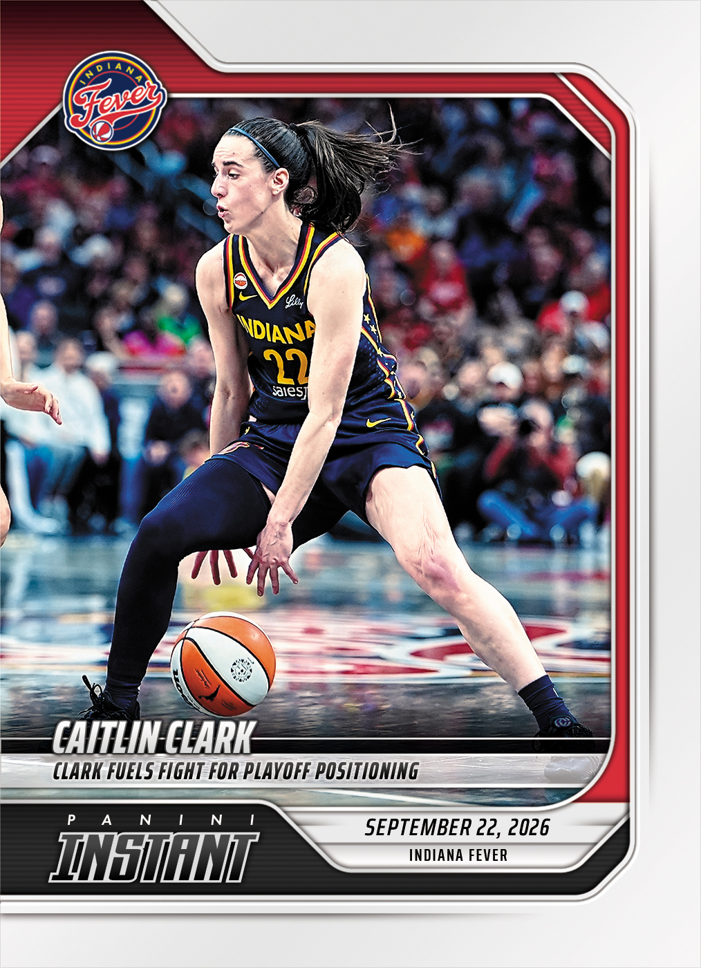 Detailed Image of Caitlin Clark - 2026 Panini Instant WNBA #365 - Base Card