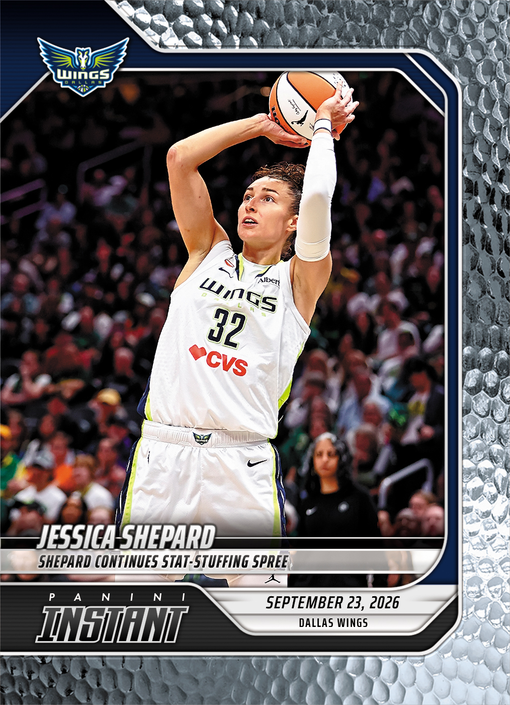 Product image 1 for - Jessica Shepard - 2026 Panini Instant WNBA #369 - Metallic /5