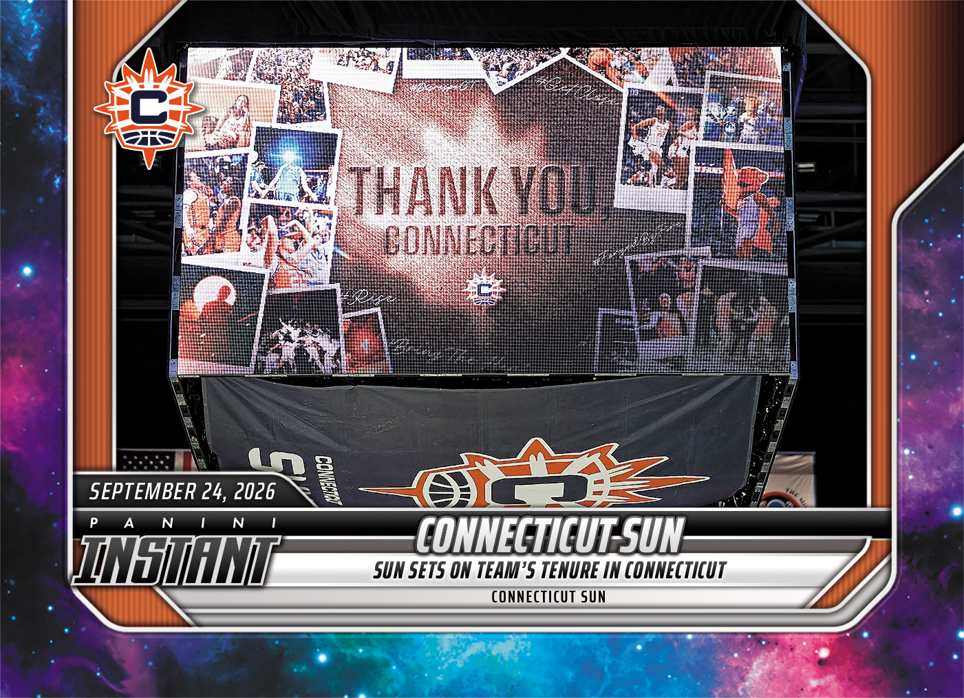 Detailed Image of Connecticut Sun - 2026 Panini Instant WNBA #374- Galaxy 1/1
