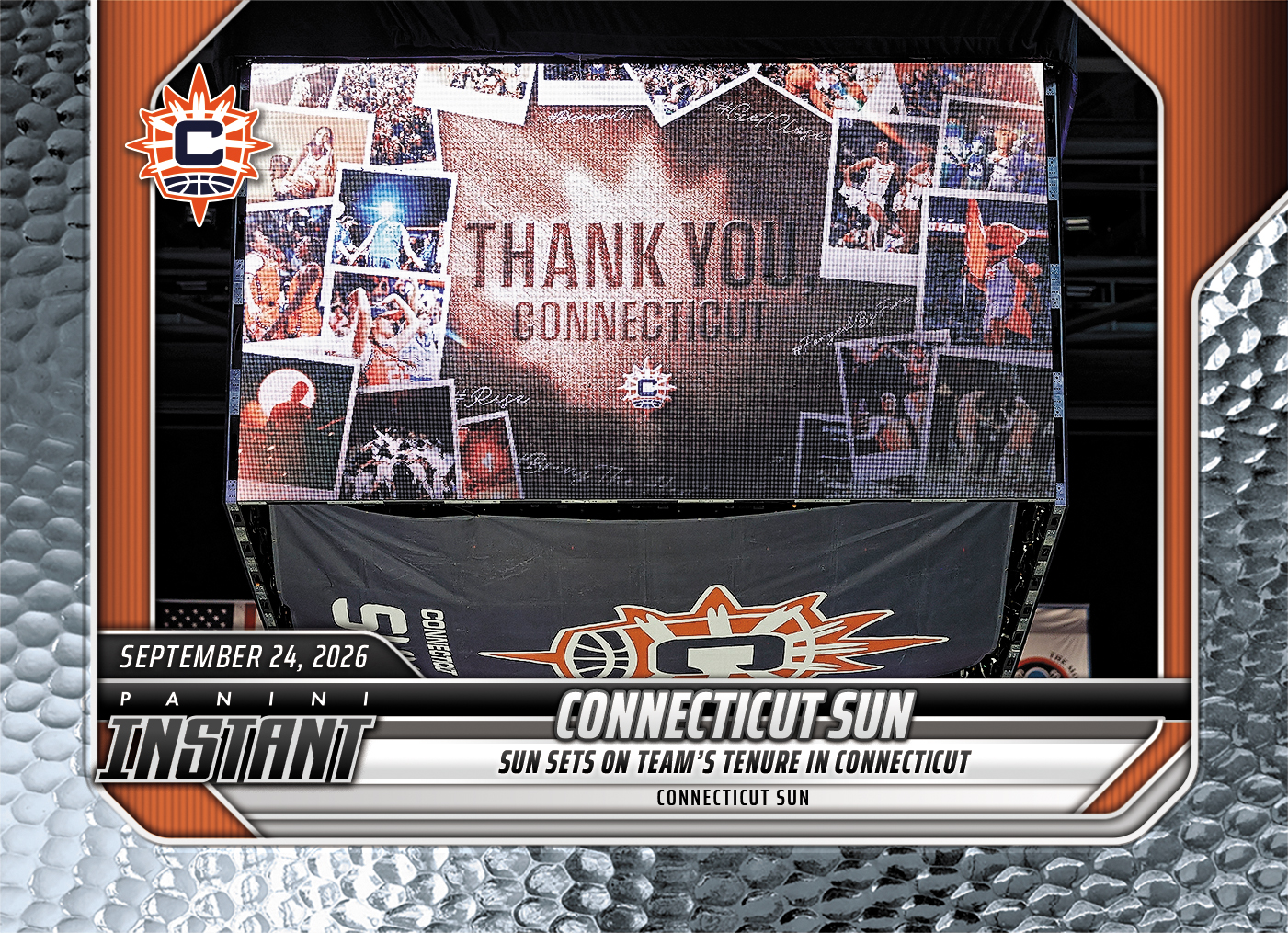 Detailed Image of Connecticut Sun - 2026 Panini Instant WNBA #374 - Metallic /5