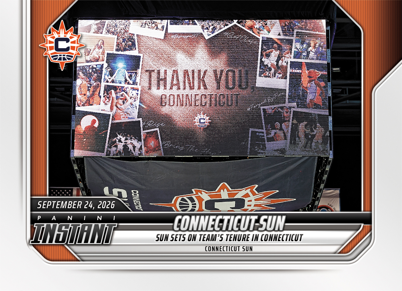 Detailed Image of Connecticut Sun - 2026 Panini Instant WNBA #374 - Base Card 10-pack