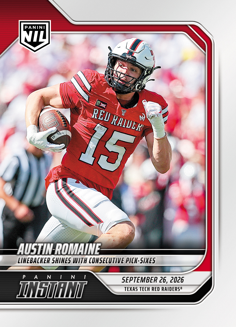 Detailed Image of Austin Romaine - 2026 Panini NIL College Football #4-ARO - Base Card 25-pack