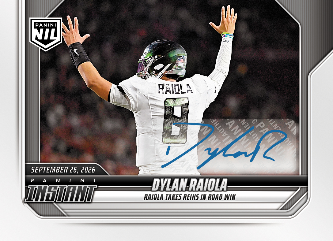 Detailed Image of Dylan Raiola - 2026 Panini Instant NIL College Football #4-DRA - Base /25 Auto