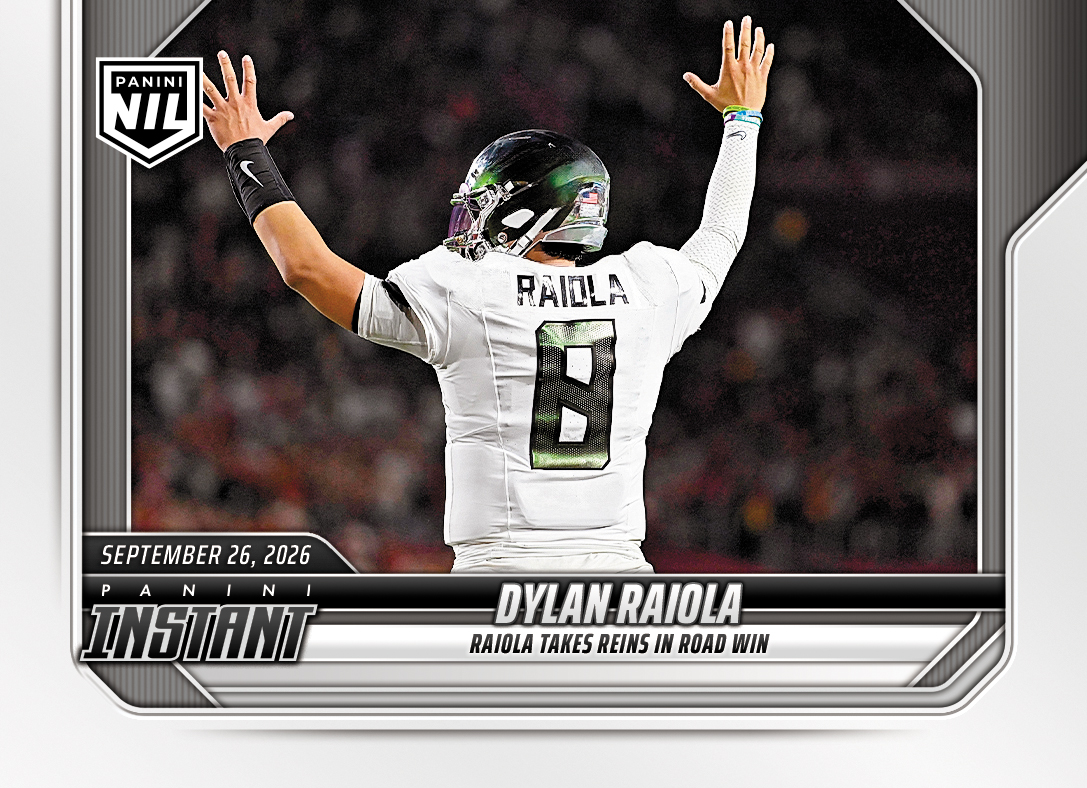 Detailed Image of Dylan Raiola - 2026 Panini Instant NIL College Football #4-DRA - Base Card 25-pack