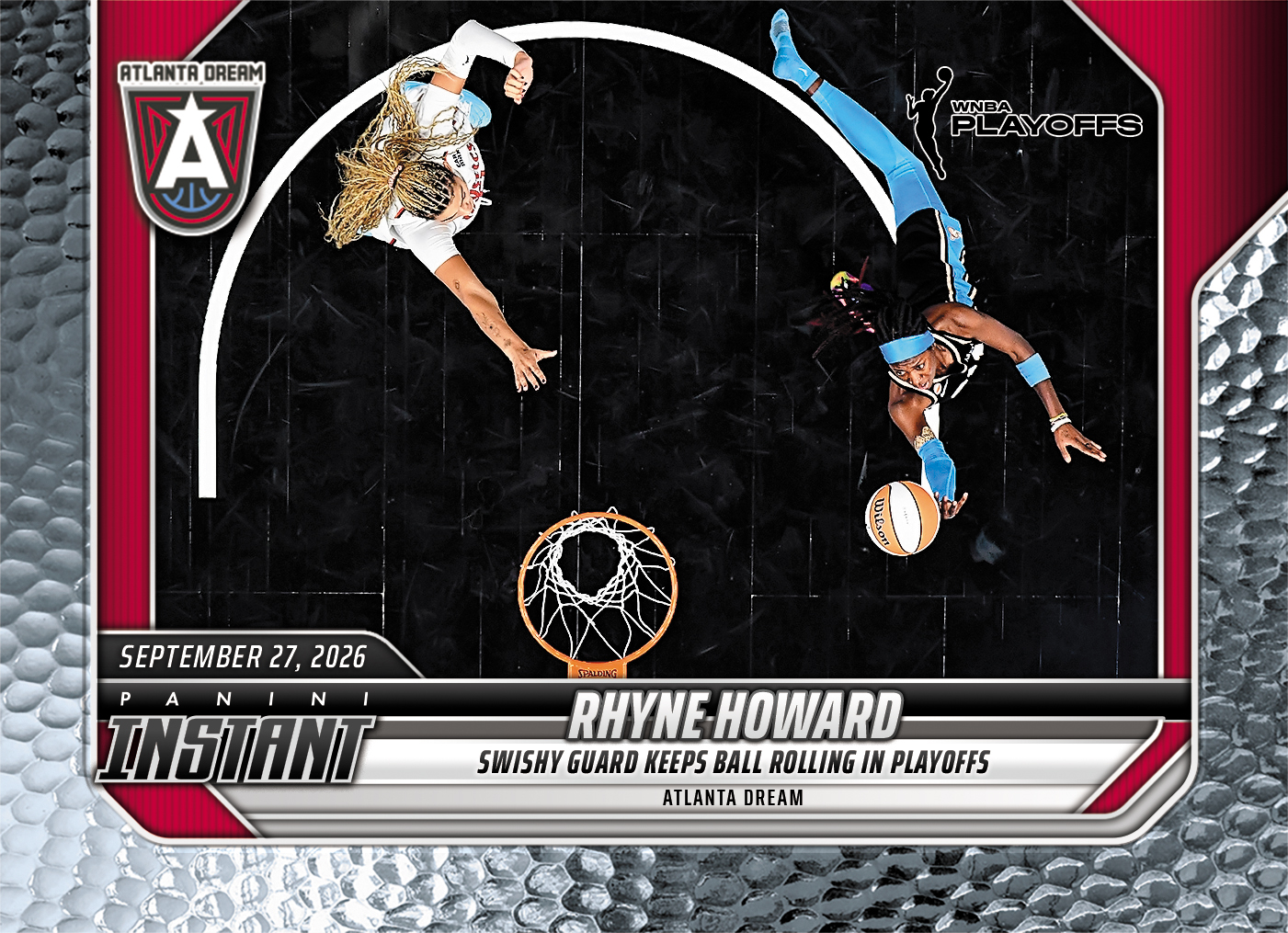 Detailed Image of Rhyne Howard - 2026 Panini Instant WNBA #381 - Metallic /5