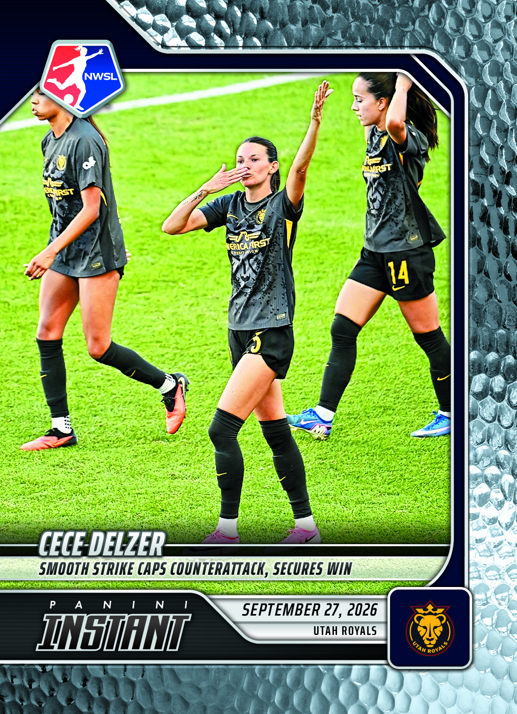 Detailed Image of Cece Delzer - 2026 Panini Instant NWSL #190 - Metallic /5