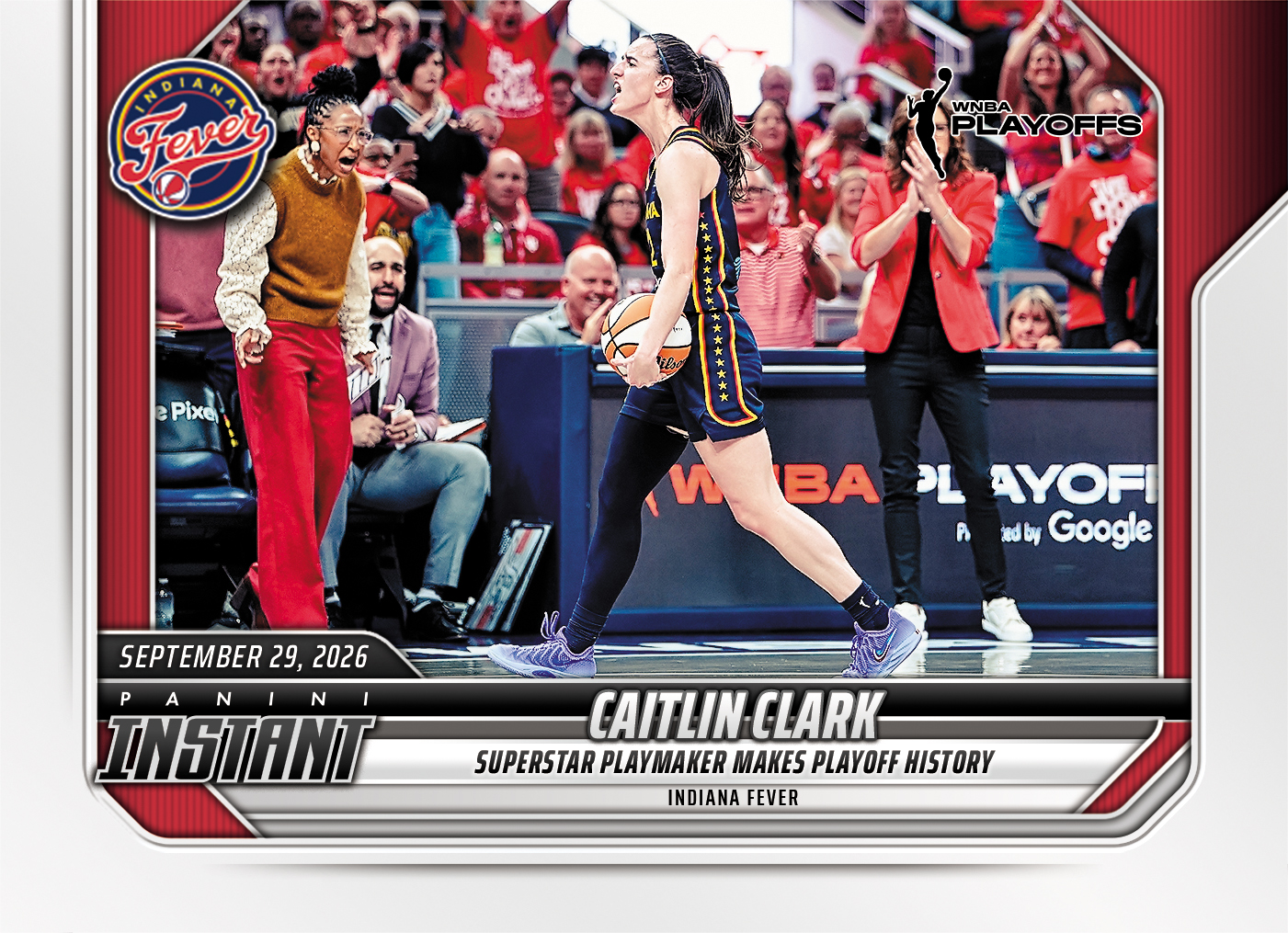 Detailed Image of Caitlin Clark - 2026 Panini Instant WNBA #383 - Base Card 25-pack