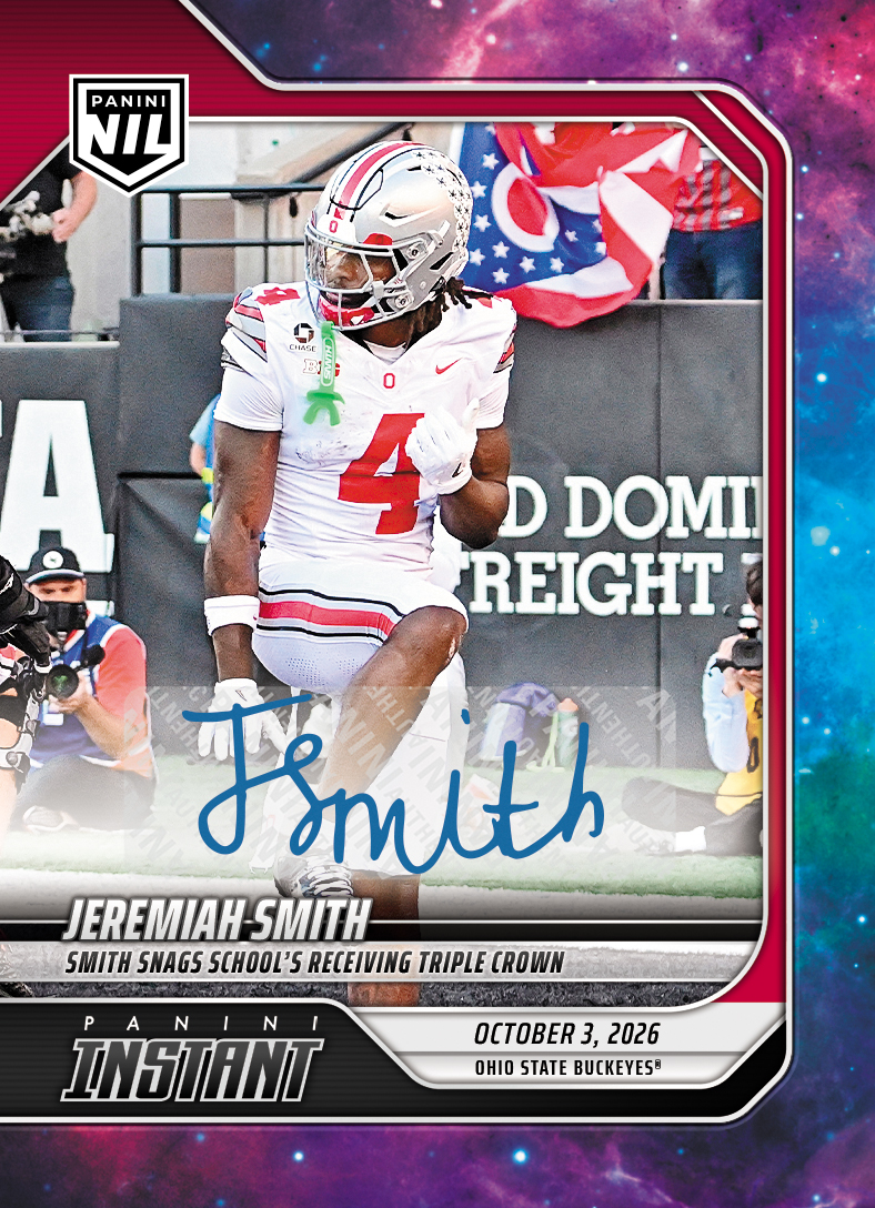 Product image 1 for - Jeremiah Smith - 2026 Panini Instant NIL College Football #5-JSM - Galaxy 1/1 Auto