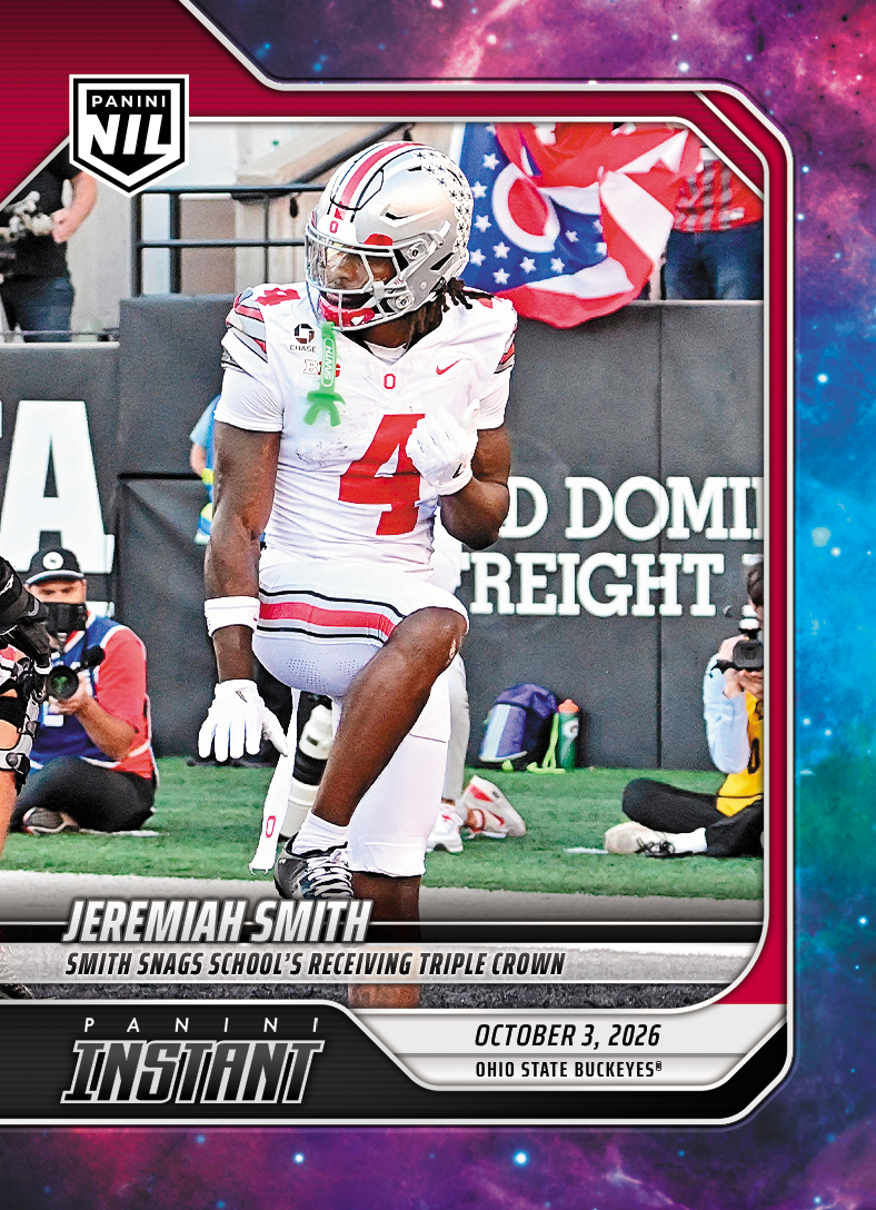 Product image 1 for - Jeremiah Smith - 2026 Panini Instant NIL College Football #5-JSM - Galaxy 1/1