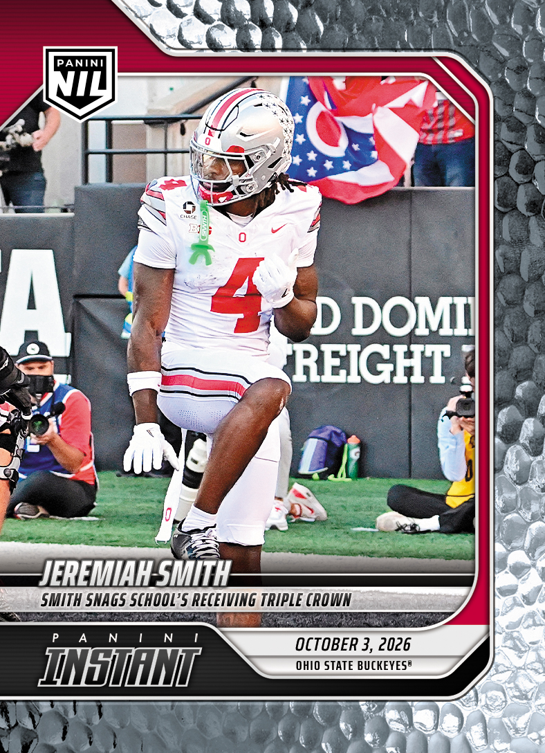 Product image 1 for - Jeremiah Smith - 2026 Panini Instant NIL College Football #5-JSM - Metallic /5