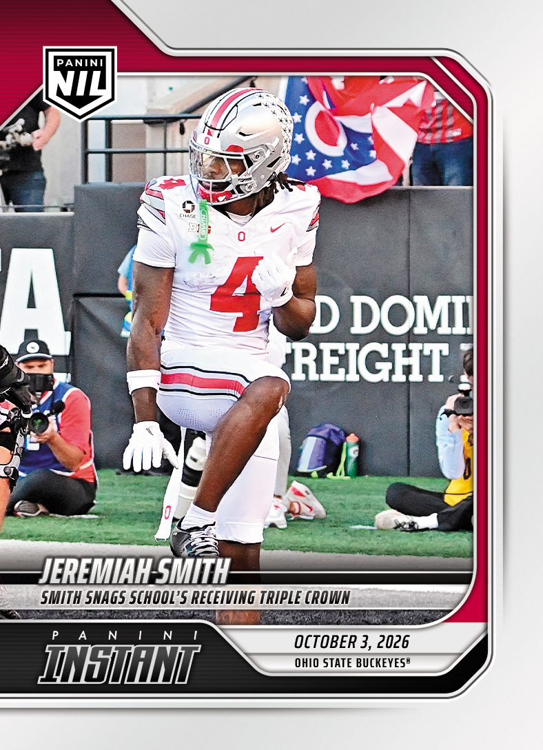 Detailed Image of Jeremiah Smith - 2026 Panini Instant NIL College Football #5-JSM - Base Card 25-pack