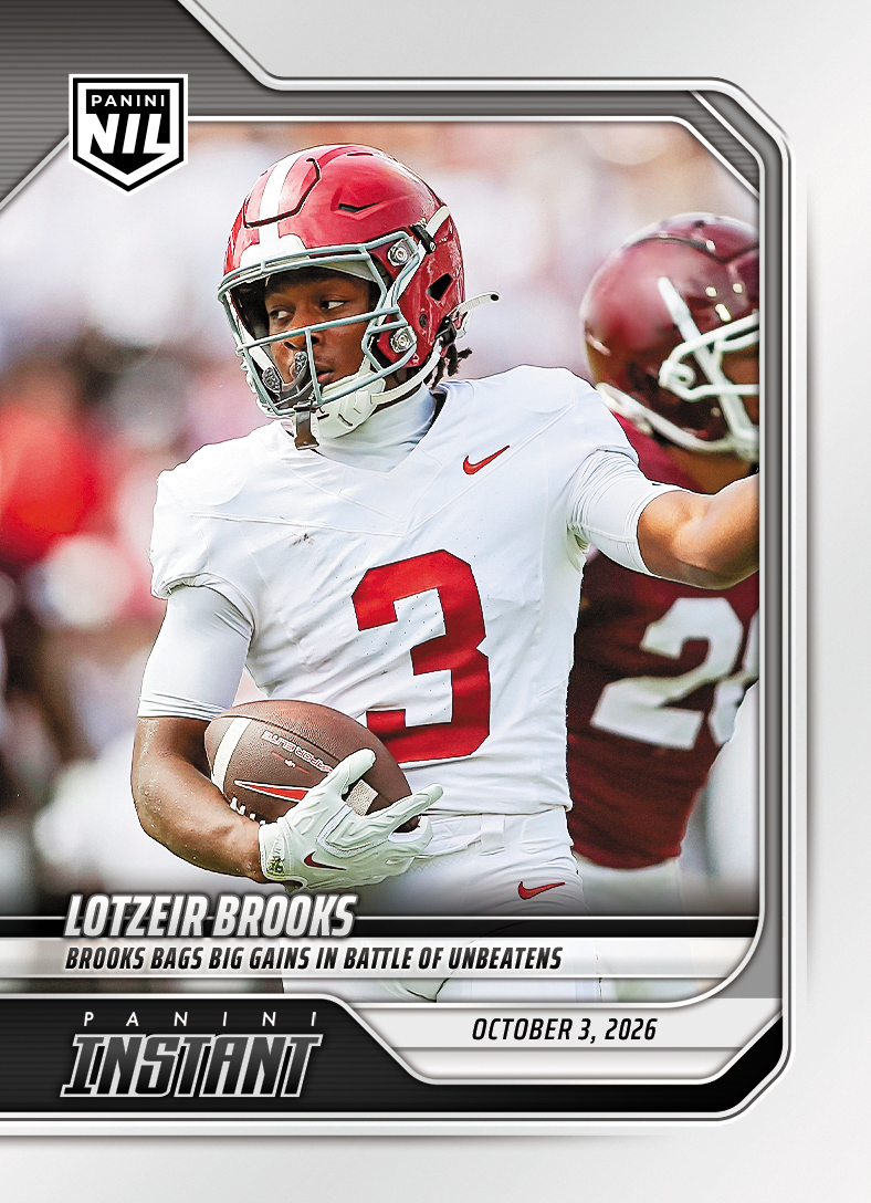 Detailed Image of Lotzeir Brooks - 2026 Panini NIL College Football #5-LBR - Base Card 25-pack