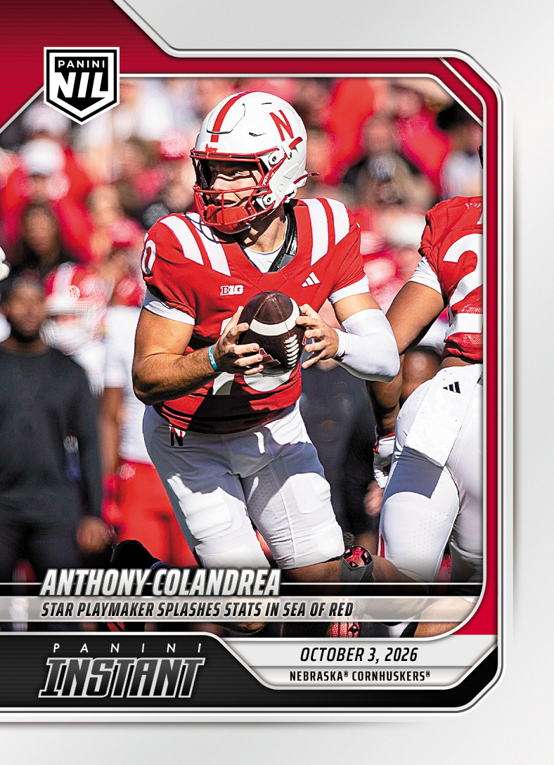Detailed Image of Anthony Colandrea - 2026 Panini Instant NIL College Football #5-ACO - Base Card
