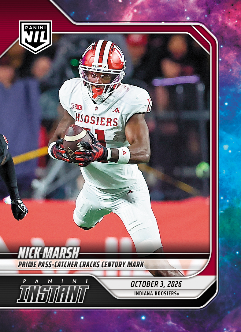Detailed Image of Nick Marsh - 2026 Panini Instant NIL College Football #5-NMA - Galaxy 1/1