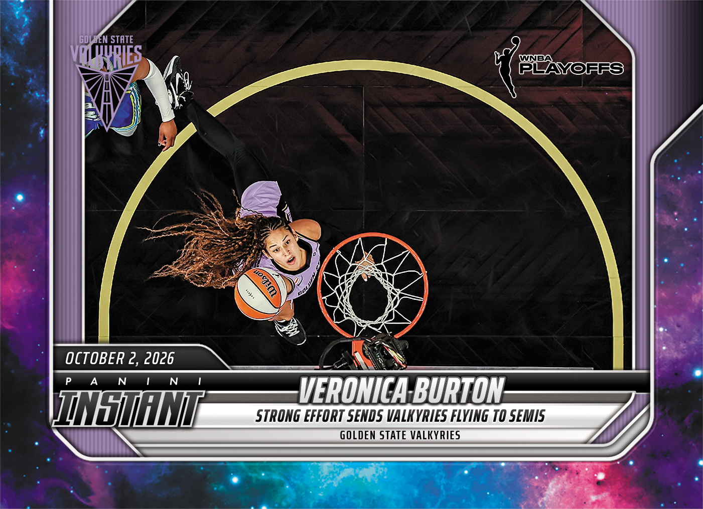 Detailed Image of Veronica Burton - 2026 Panini Instant WNBA #388 - Galaxy 1/1