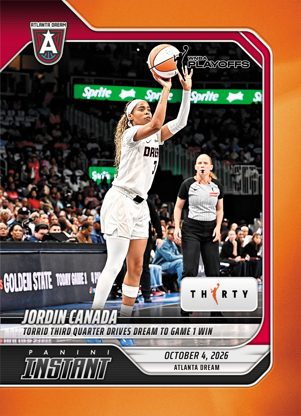 Detailed Image of Jordin Canada - 2026 Panini Instant WNBA #389 - 30th Anniversary /30