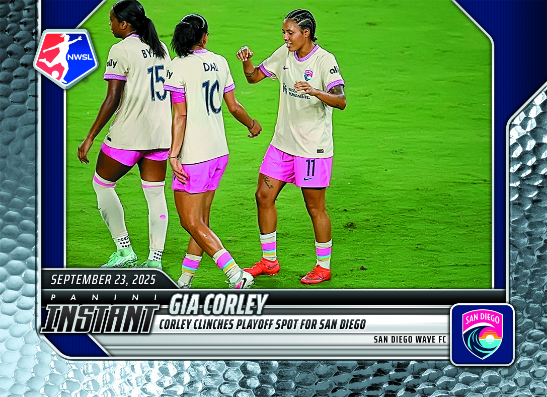 Detailed Image of Gia Corley - 2026 Panini Instant NWSL #191 - Metallic /5
