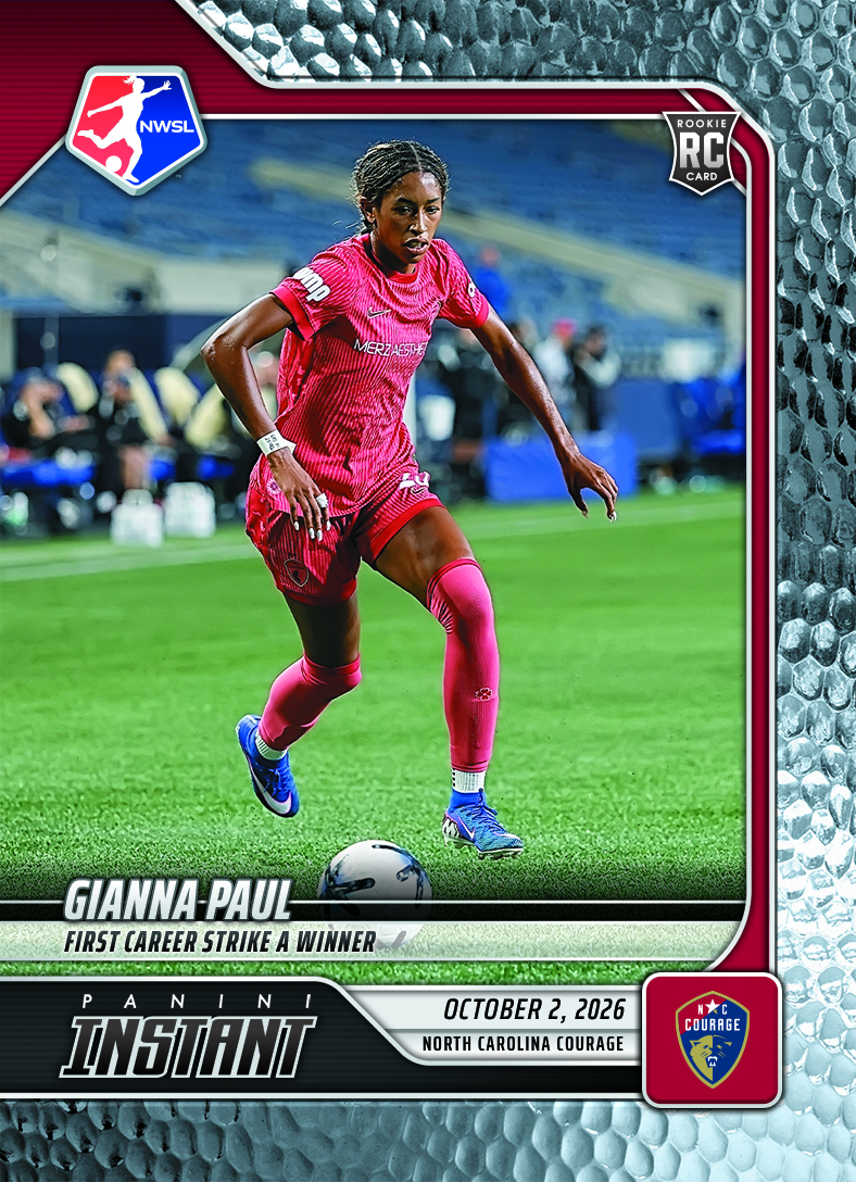 Detailed Image of Gianna Paul - 2026 Panini Instant NWSL #192 - Metallic /5