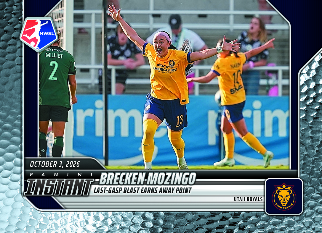 Detailed Image of Brecken Mozingo - 2026 Panini Instant NWSL #193 - Metallic /5