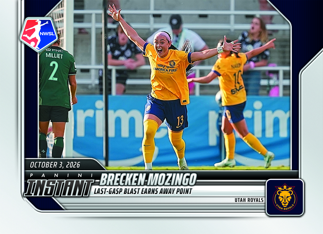 Detailed Image of Brecken Mozingo - 2026 Panini Instant NWSL #193- Base Card 10-pack