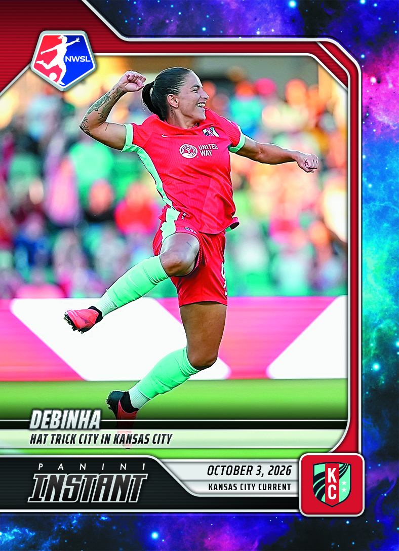 Detailed Image of Debinha - 2026 Panini Instant NWSL #194 - Galaxy 1/1