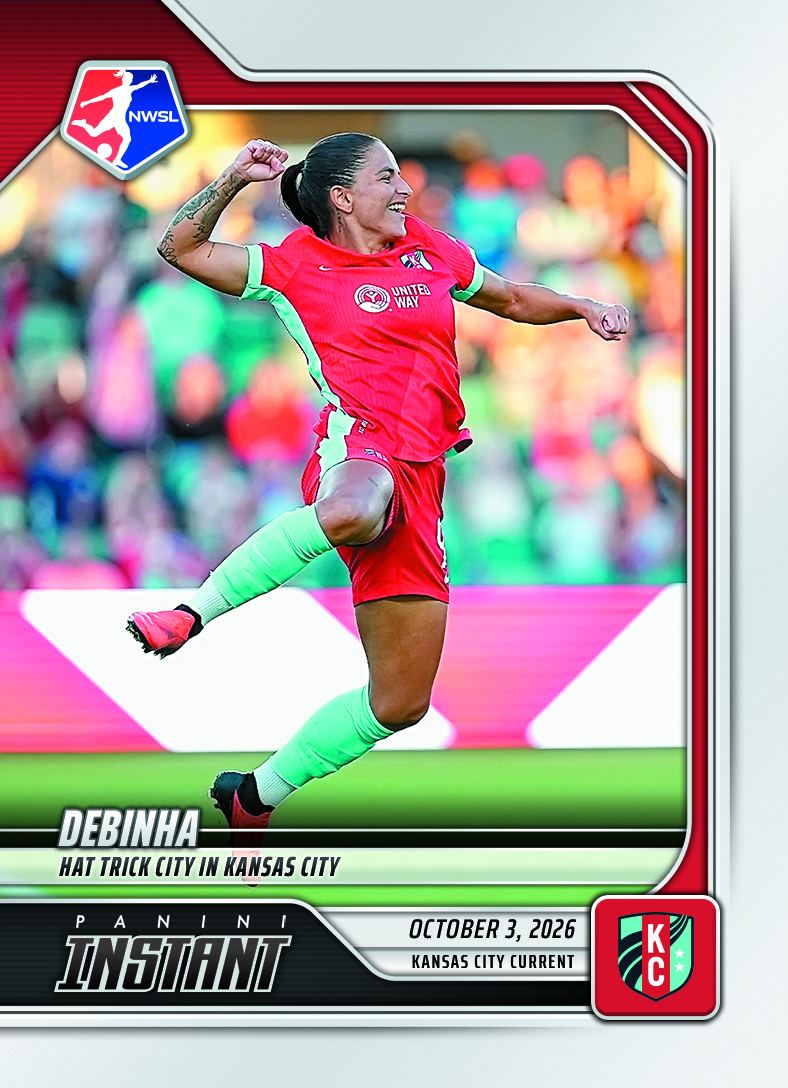 Detailed Image of Debinha - 2026 Panini Instant NWSL #194 - Base Card 10-pack
