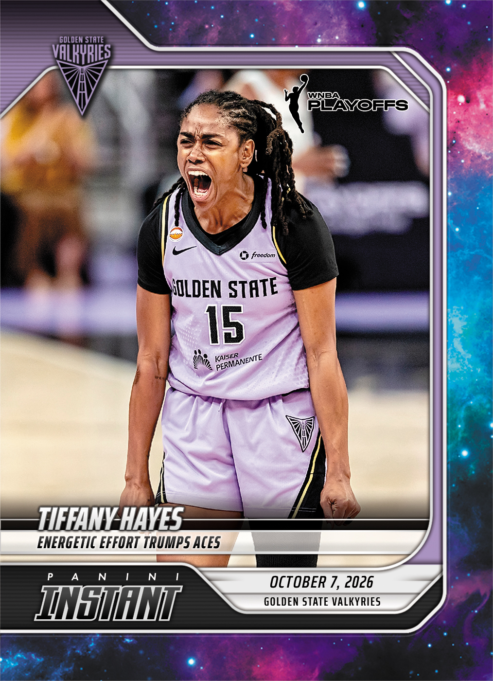 Product image 1 for - Tiffany Hayes - 2026 Panini Instant WNBA #392 - Galaxy 1/1
