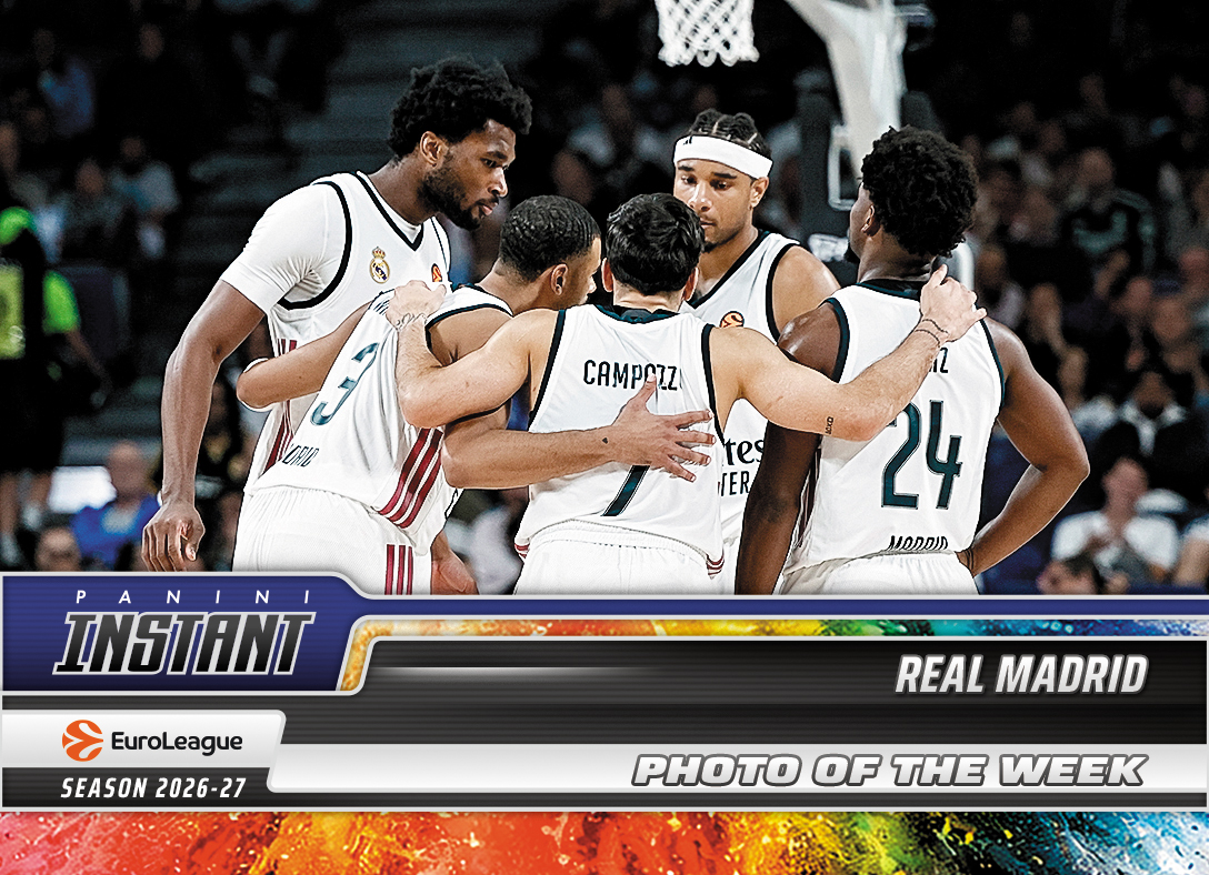 Detailed Image of Real Madrid - 2026-27 Panini Instant EuroLeague Photo of the Week #3 - Color Blast /5