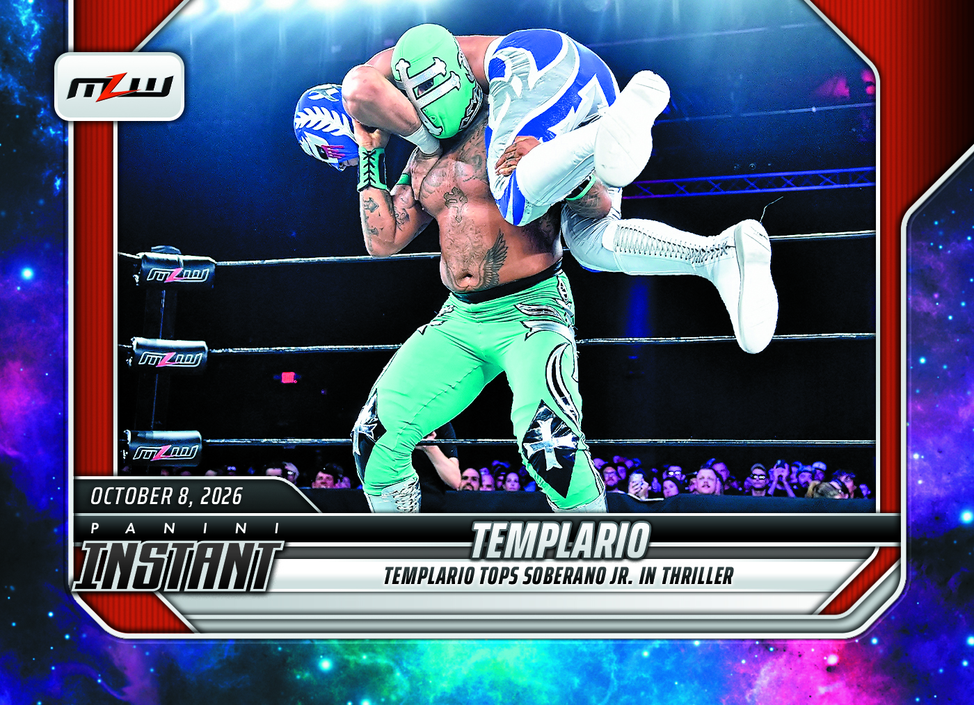 Detailed Image of Templario - 2026 Panini Instant MLW #15 - Galaxy 1/1